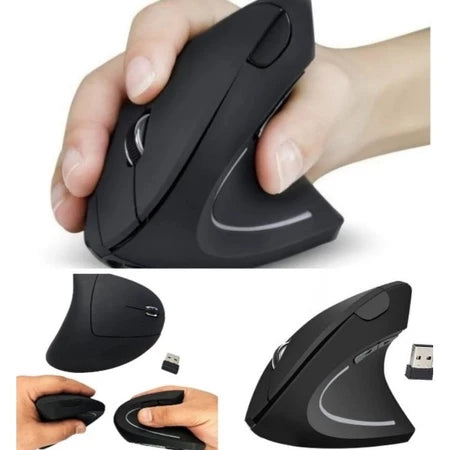 Mouse Ergonômico Vertical Sem Fio