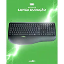 Teclado Ergonômico Sem Fio