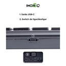 Teclado Ergonômico Sem Fio